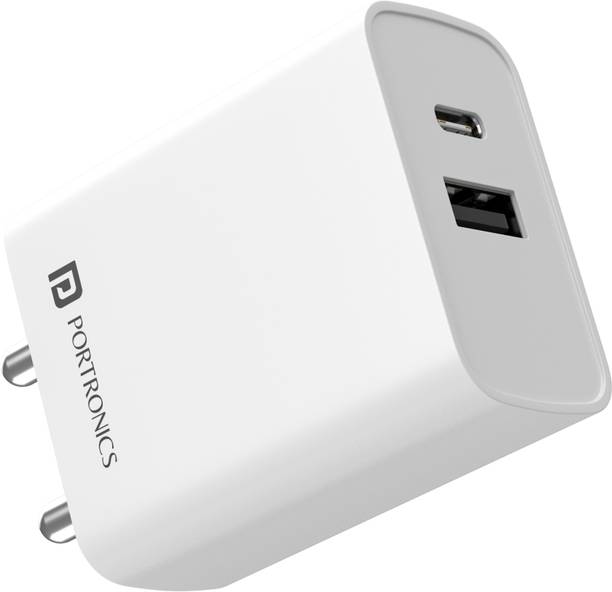 Portronics 33 W PPS 3 A Multiport Mobile Charger