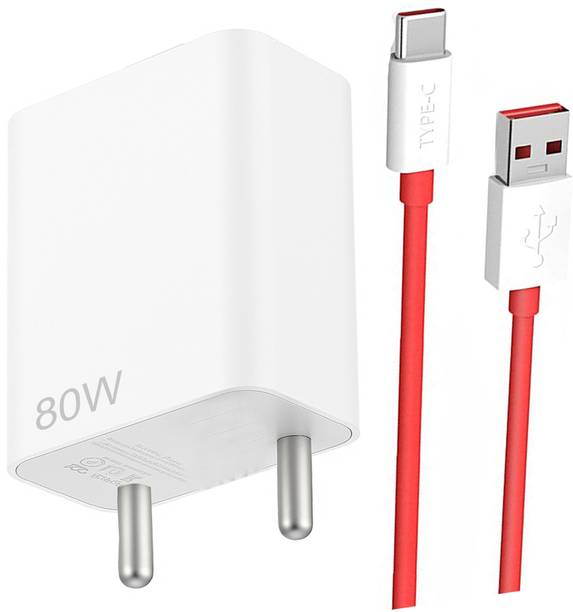 OTD 80 W SuperVOOC 6 A Wall Charger for Mobile with Detachable Cable