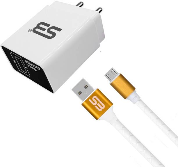 SB 18 W Quick Charge 3.4 A Wall Charger for Mobile with Detachable Cable