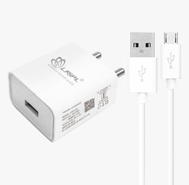 LRIPL 5 W 1 A Wall Charger for Mobile with Detachable Cable