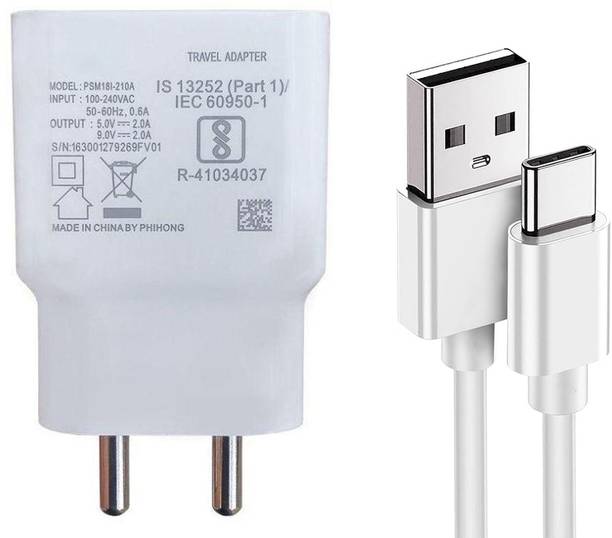 EYNK 18 W Quick Charge 3 A Wall Charger for Mobile with Detachable Cable