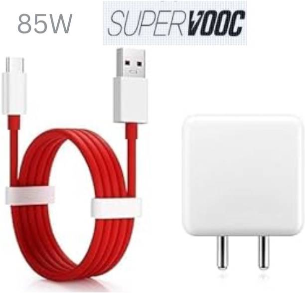 Mad Gorrillah 85 W SuperVOOC 6 A Wall Charger for Mobile with Detachable Cable