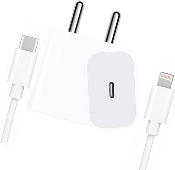 OIITH 20 W PD 2.1 A Wall Charger for Mobile with Detachable Cable