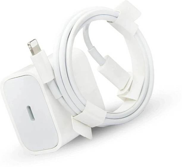 ryumux 20 W PD 2 A Wall Charger for Mobile with Detachable Cable
