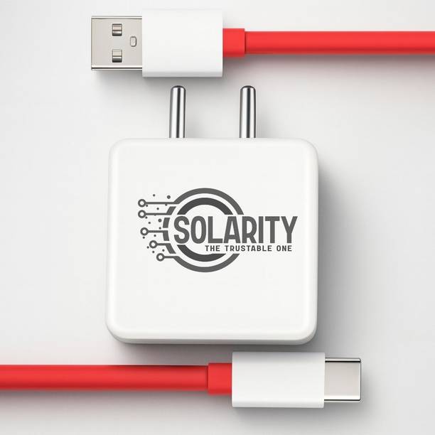 Solarity 33 W SuperVOOC 6 A Wall Charger for Mobile with Detachable Cable