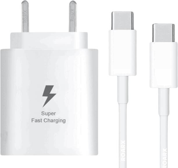 RoarX 25 W Supercharge 3 A Wall Charger for Mobile with Detachable Cable
