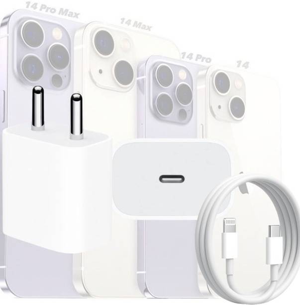 WAALZOX 20 W PD 2 A Wall Charger for Mobile with Detachable Cable