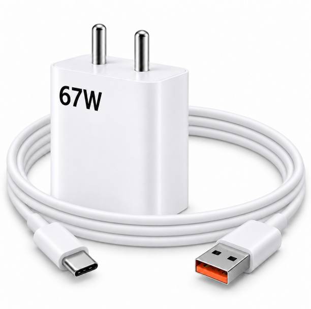 Sulania 67 W SuperVOOC 4.2 A Wall Charger for Mobile with Detachable Cable