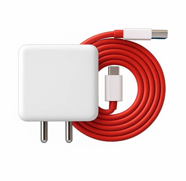 brandarf 80 W Dash 6 A Wall Charger for Mobile with Detachable Cable