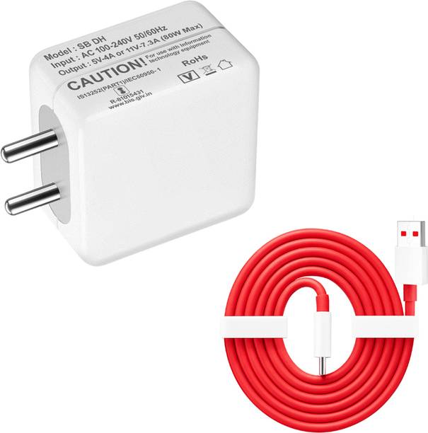 SB 80 W SuperVOOC 7.3 A Wall Charger for Mobile with Detachable Cable