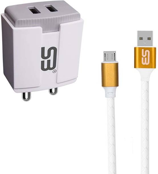 SB 12 W 3.4 A Wall Charger for Mobile with Detachable Cable