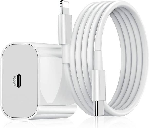 MAK 20 W PD 2.7 A Wall Charger for Mobile with Detachable Cable