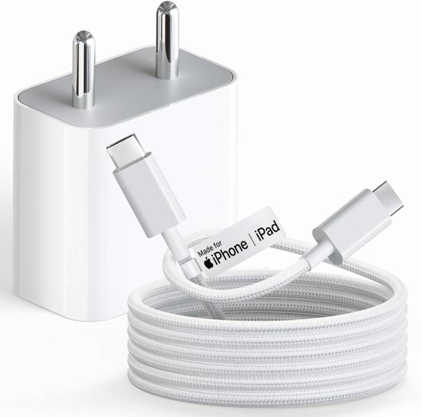 HOMEMO 20 W PD 3 A Wall Charger for Mobile with Detachable Cable