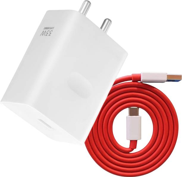 IARYZ ORIGINAL 33 W SuperVOOC 3 A Wall Charger for Mobile with Detachable Cable