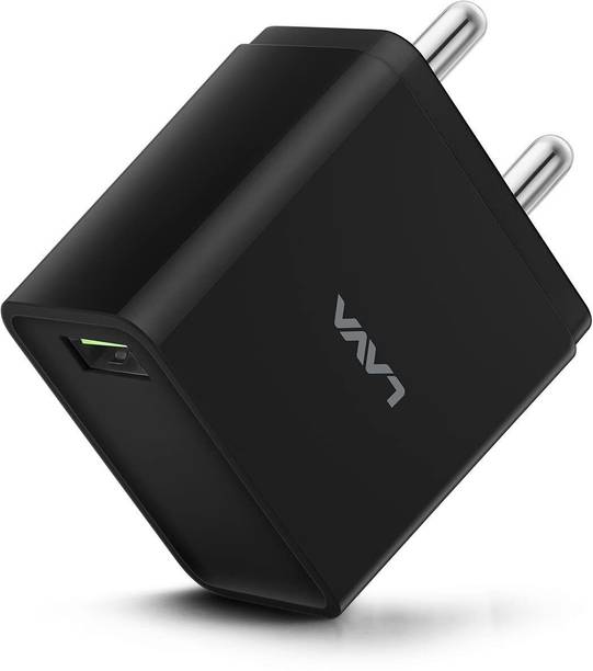LAVA 18 W Qualcomm 3.0 3 A Wall Charger for Mobile with Detachable Cable