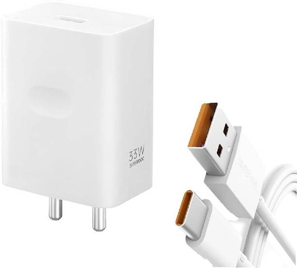Hespa 33 W SuperVOOC 3 A Wall Charger for Mobile with Detachable Cable