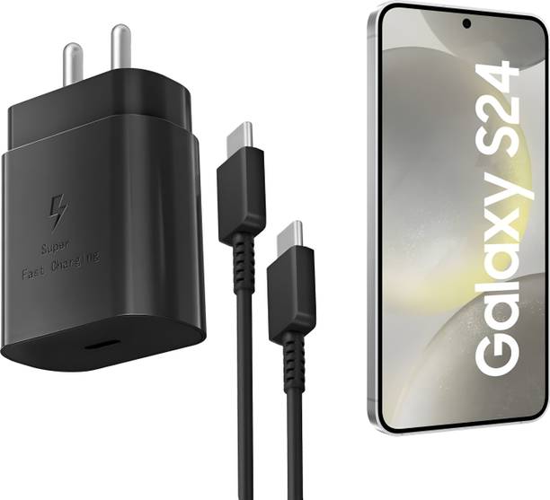 Zybux 25 W PD 3 A Wall Charger for Mobile with Detachable Cable