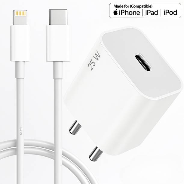 RoarX 25 W Supercharge 3.1 A Wall Charger for Mobile with Detachable Cable