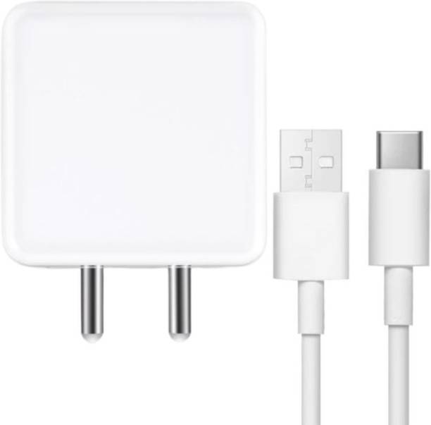 WAALZOX 80 W SuperVOOC 7.3 A Wall Charger for Mobile with Detachable Cable