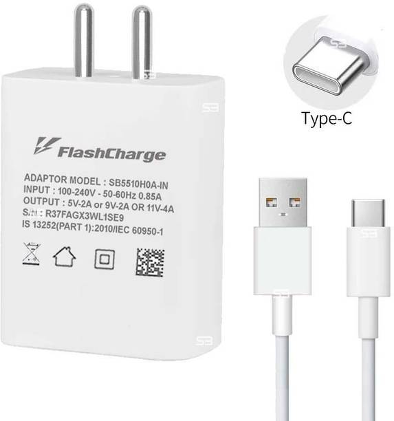 SB 44 W 4 A Wall Charger for Mobile with Detachable Cable