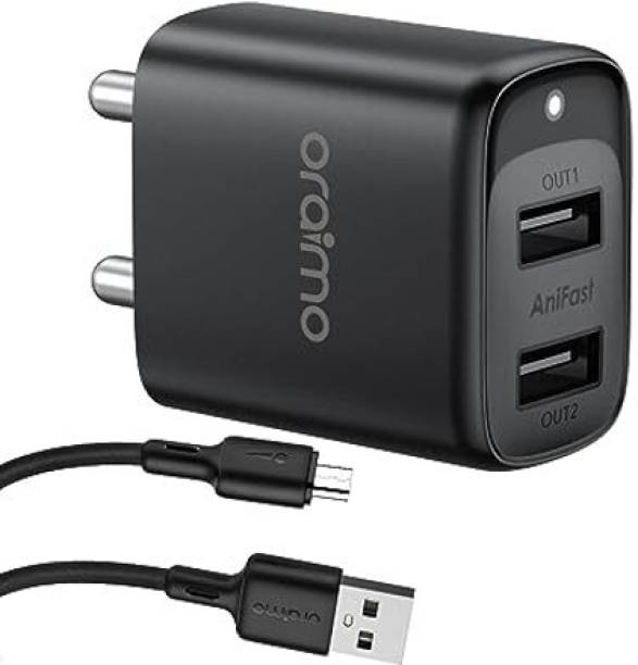 ORAIMO 12 W 2.4 A Multiport Mobile Charger with Detachable Cable
