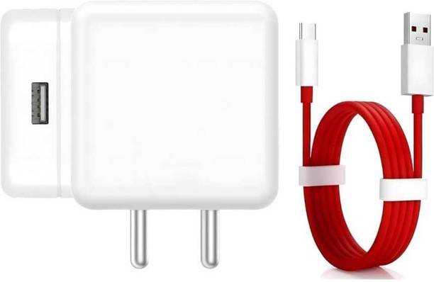 OnePlus 80 W SuperVOOC 7.3 A Wall Charger for Mobile with Detachable Cable