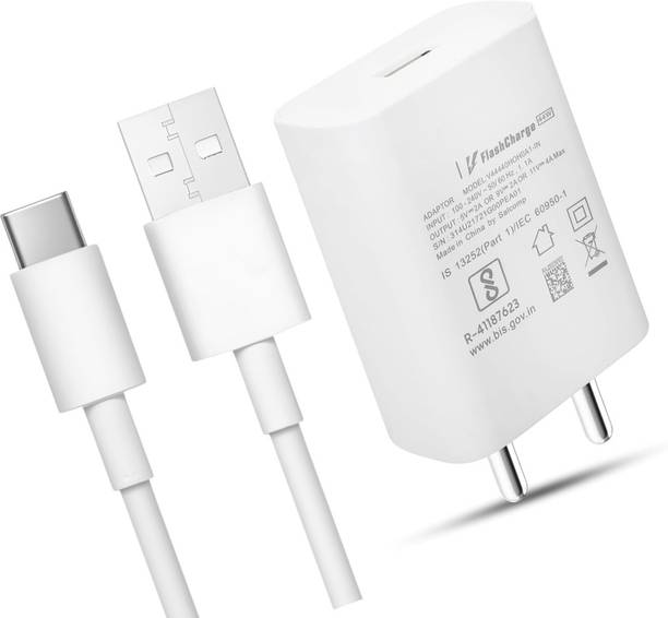 powlixir 44 W Quick Charge 4.2 A Wall Charger for Mobile with Detachable Cable
