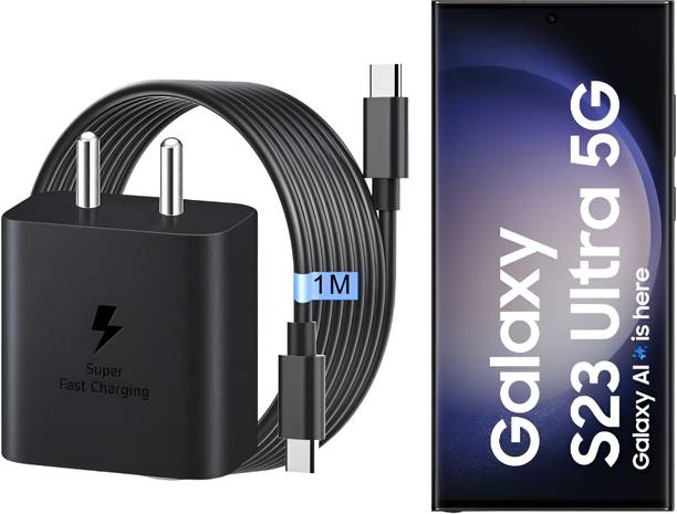 YCNEX 45 W Quick Charge 5 A Wall Charger for Mobile with Detachable Cable