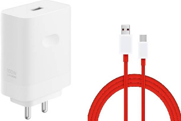 OnePlus 100 W SuperVOOC 9 A Wall Charger for Mobile with Detachable Cable