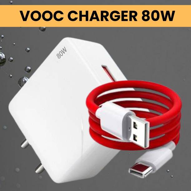 YAROH SuperVOOC 6 A Wall Charger for Mobile with Detachable Cable