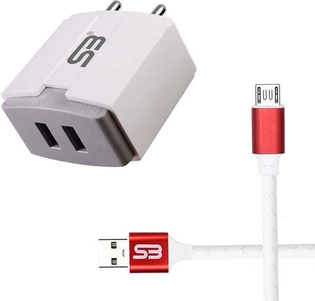 SB 12 W 3.4 A Wall Charger for Mobile with Detachable Cable