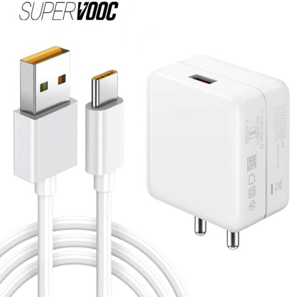 MAK 65 W Supercharge 6 A Mobile Charger with Detachable Cable