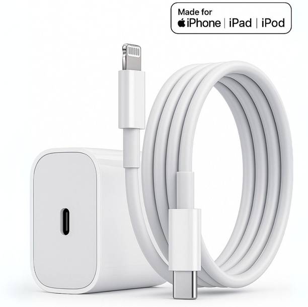 Amozkart 20 W Quick Charge 3 A Wall Charger for Mobile with Detachable Cable