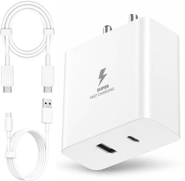 Sulania 100 W SuperVOOC 9 A Wall Charger for Mobile with Detachable Cable