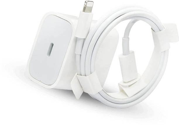 XYZAL ORIGINAL 20 W PD 2.1 A Wall Charger for Mobile with Detachable Cable