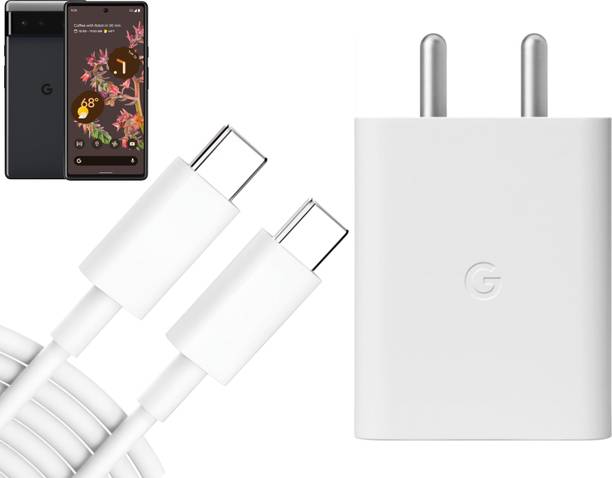 Zybux 30 W PD 3 A Wall Charger for Mobile with Detachable Cable