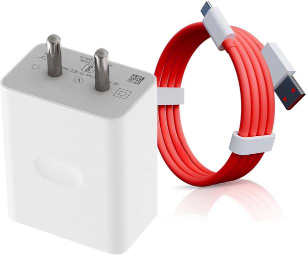 MAK 33 W SuperVOOC 6 A Wall Charger for Mobile with Detachable Cable