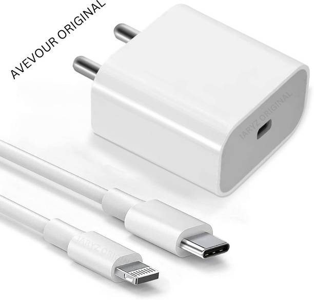 AVEVOUR ORIGINAL 20 W PD 2 A Wall Charger for Mobile with Detachable Cable
