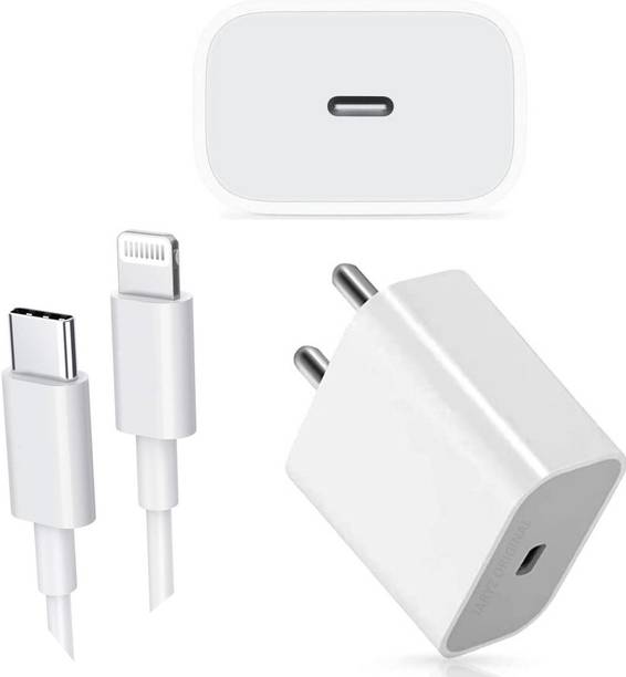 ryumux 20 W PD 2 A Wall Charger for Mobile with Detachable Cable