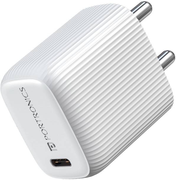 Portronics 20 W PPS 3 A Wall Charger for Mobile