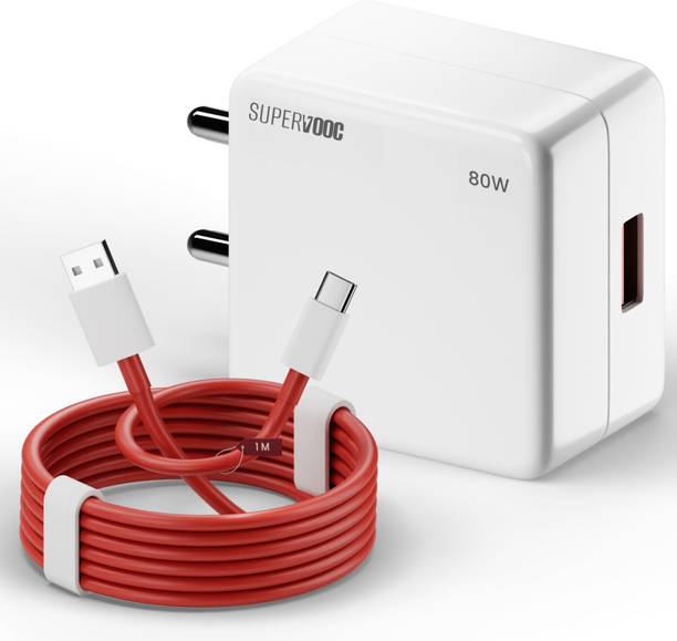 HOMEMO 80 W SuperVOOC 0.5 A Wall Charger for Mobile with Detachable Cable