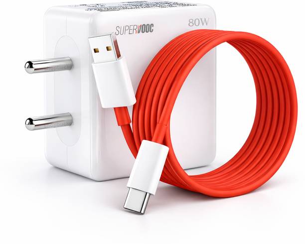 SB 80 W SuperVOOC 7.3 A Wall Charger for Mobile with Detachable Cable
