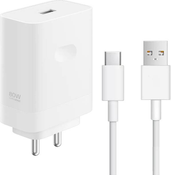 EYNK 80 W SuperVOOC 7.3 A Wall Charger for Mobile with Detachable Cable