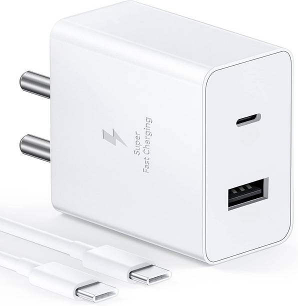 MAK 45 W PD 3 A Wall Charger for Mobile with Detachable Cable (Wh