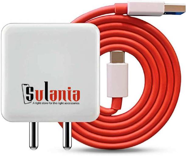 Sulania 65 W SuperVOOC 6 A Single Port Mobile Charger with Detachable Cable