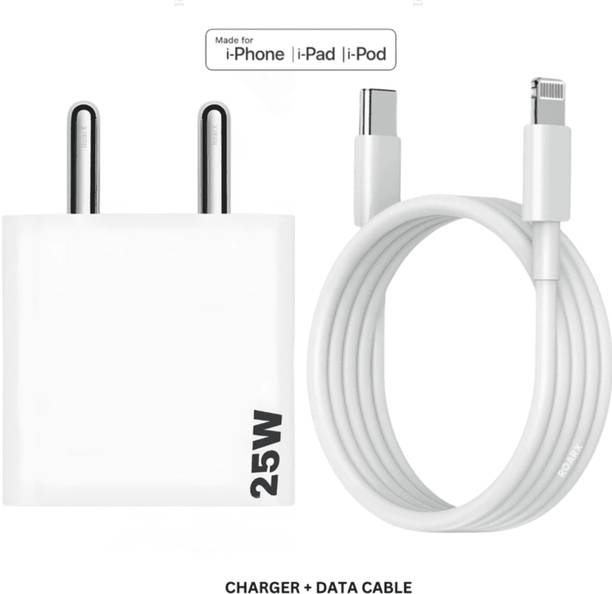 RoarX 25 W HyperCharge 3 A Wall Charger for Mobile with Detachable Cable