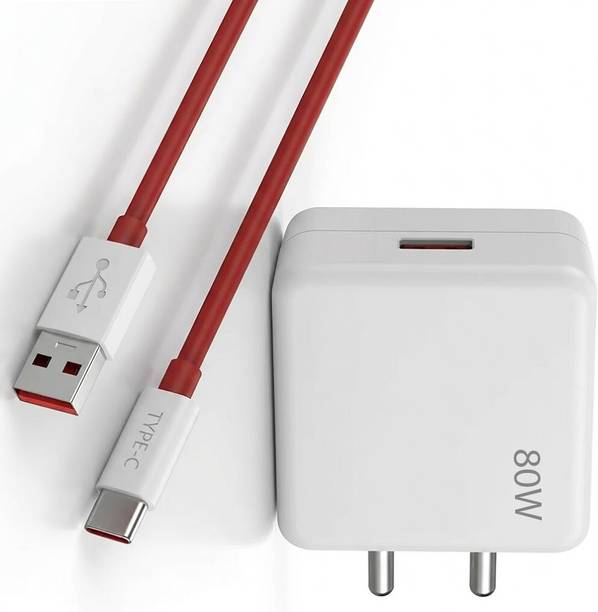 OTD 80 W SuperVOOC 6 A Wall Charger for Mobile with Detachable Cable