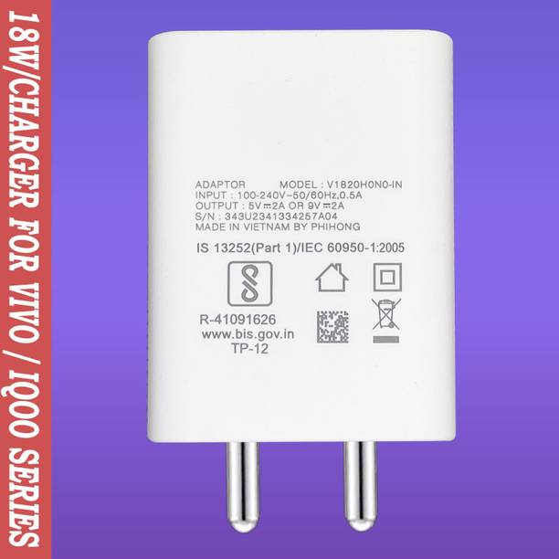 WAALZOX 18 W Quick Charge 2 A Wall Charger for Mobile