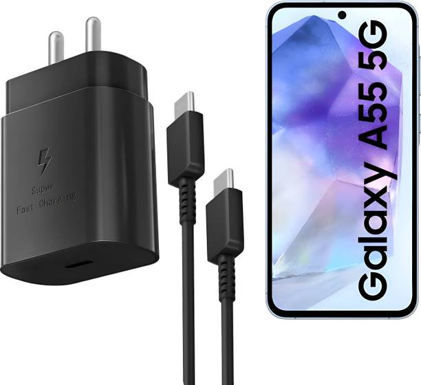 Zybux 25 W PD 3 A Wall Charger for Mobile with Detachable Cable