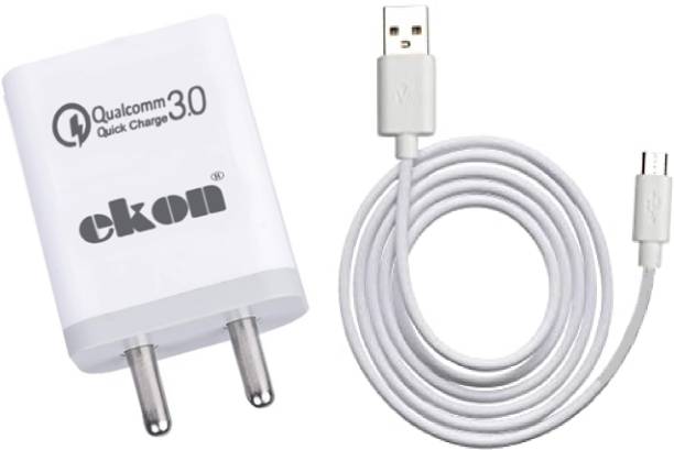 Ekon 18 W Quick Charge 2 A Mobile Charger with Detachable Cable